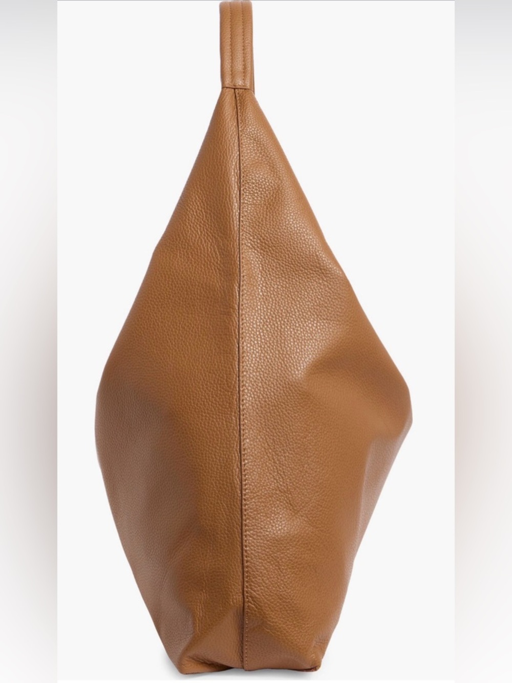 Kurt Geiger London Violet Brown Leather Slouch Hobo Bag; NWT - Picture 7 of 8